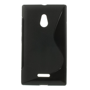 Силиконов гръб ТПУ S-Case за Nokia XL / Nokia XL Dual черен
